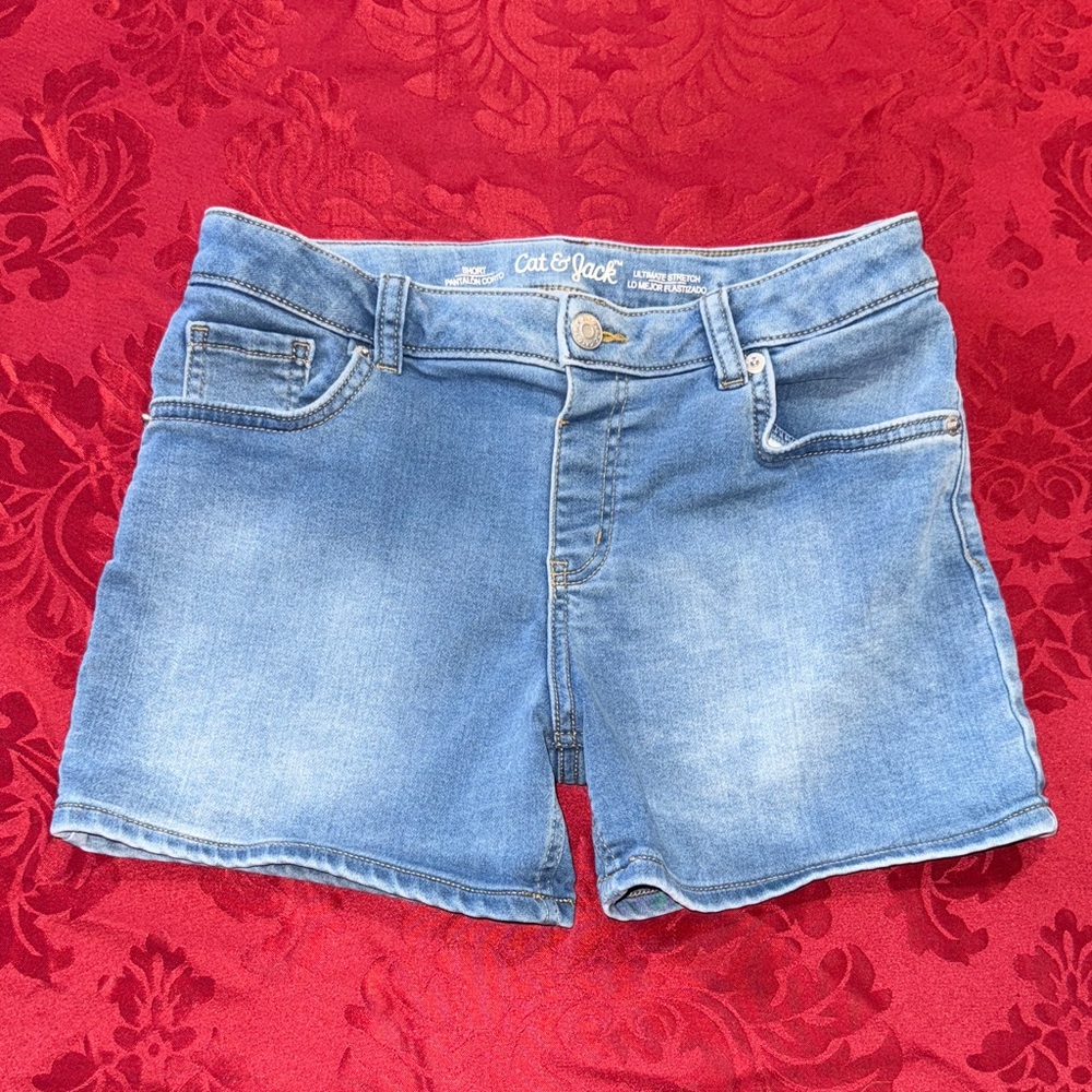 Cat & Jack Girl’s Light Blue Jean Shorts size 14